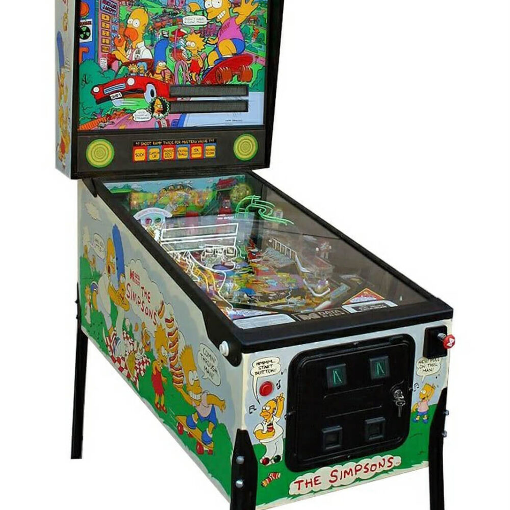 The Simpsons Pinball Machine