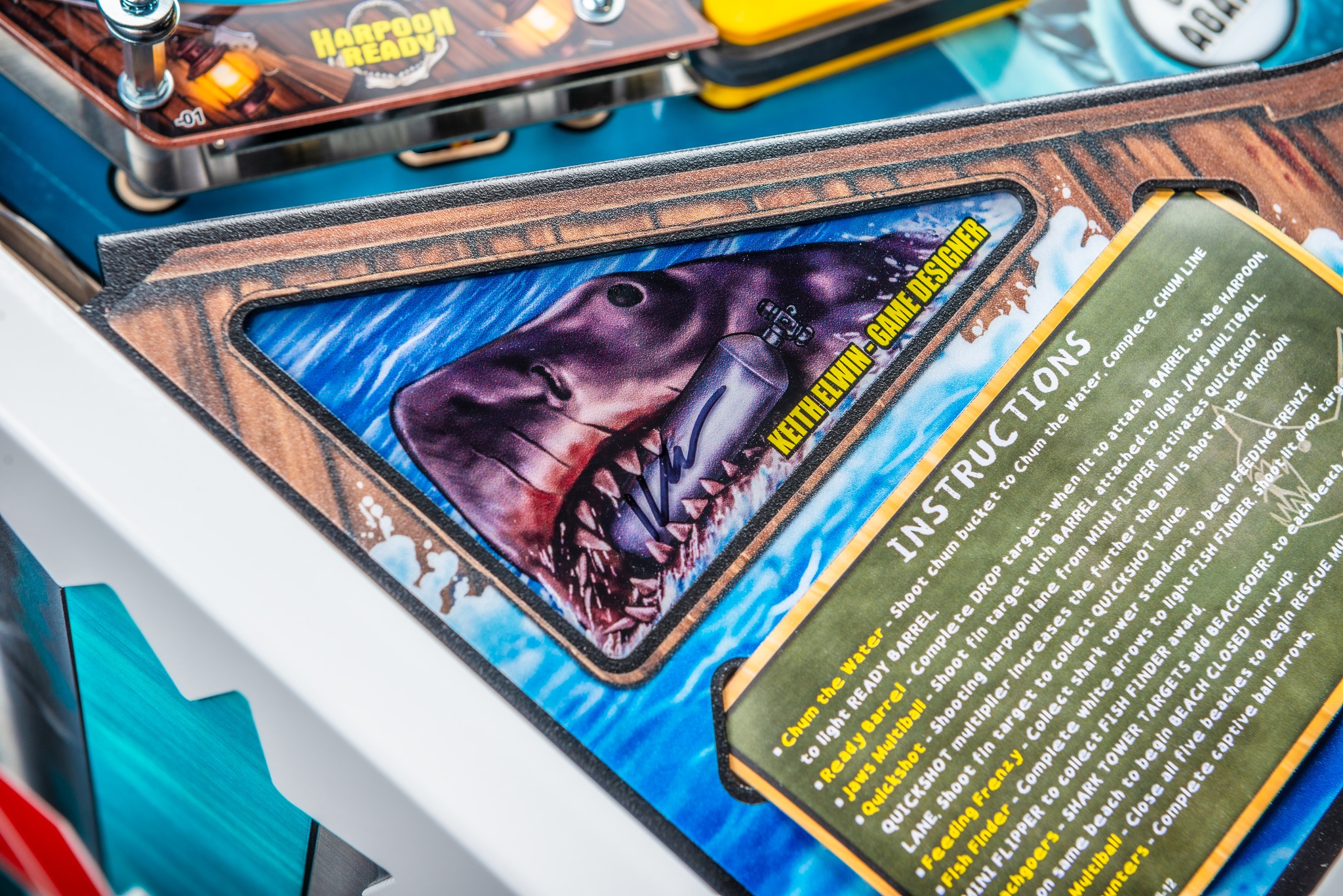 Jaws Limited Edition Pinball Machine - Image 9