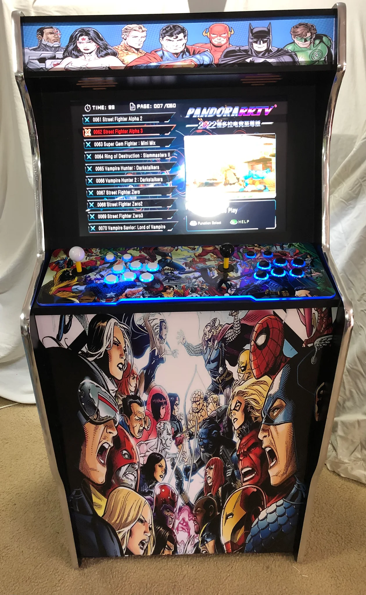 Pandora box Arcade 8000 games-Mid size