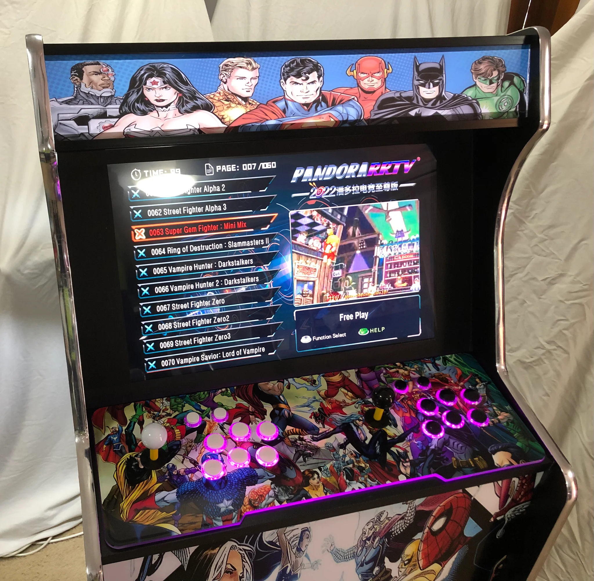 Pandora box Arcade 8000 games-Mid size - Image 5